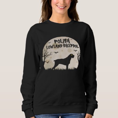 Halloween Horror Polish Lowland Sheepdog Sweatshirt
