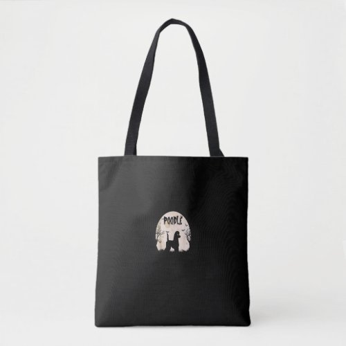 Halloween Horror Poodle   Tote Bag