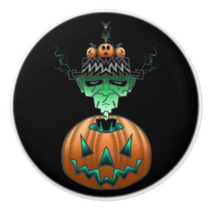 Halloween Horror Punk Zombie Ceramic Knob