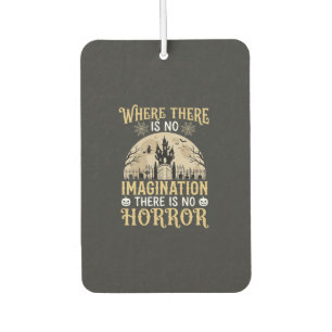 Halloween Horror Quote Haunted Castle Imagination Air Freshener