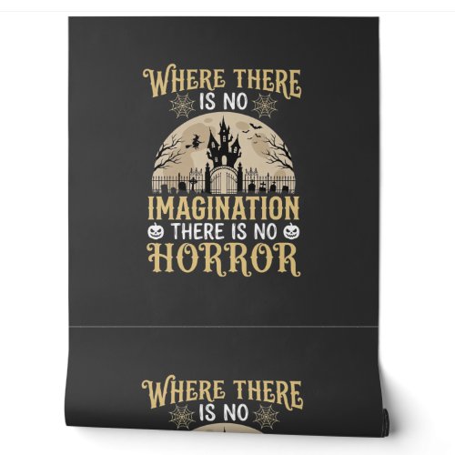 Halloween Horror Quote Haunted Castle Imagination Wallpaper