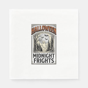 Halloween Horror Shirt Vintage Engraving Spooky Fo Napkins