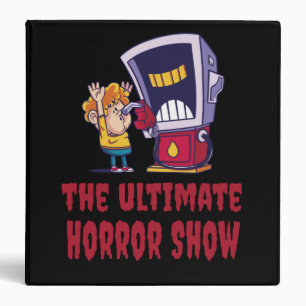 Halloween - Horror Show at Gas Station 3 Ring Binder