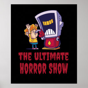 Halloween - Horror Show at Gas Station Poster