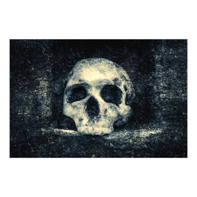 Halloween Horror Skull Photo Print (Front)