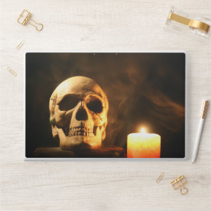 Halloween Horror Spooky Black Background HP Laptop Skin