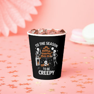 Halloween Horror Tis The Season To Be Creepy Paper Cups