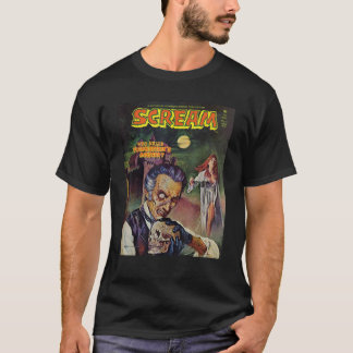 Halloween Horror Vintage Skull Monster Comic Book T-Shirt