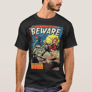 Halloween Horror Vintage Zombie Comic Book Retro S T-Shirt
