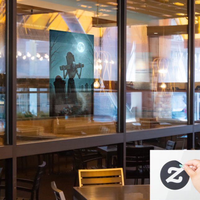Halloween Horror Window Cling (Restaurant Window)