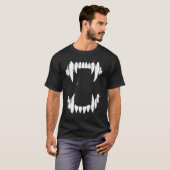 Halloween Horror Wolf Dog Vampire Monster Teeth T-Shirt | Zazzle