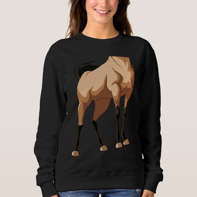 Halloween horse body costume for children sweatshirt (Front)