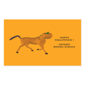 Halloween Horse Rectangular Sticker