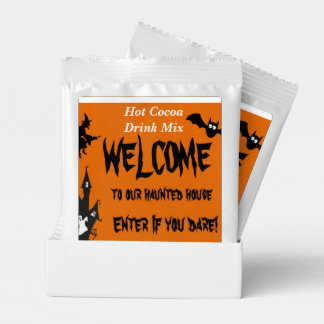 Halloween Hot Cocoa Drink Mix Party Favor