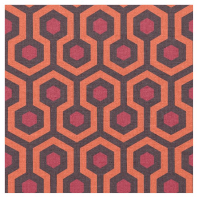 halloween hotel carpet fabric (Close Up)