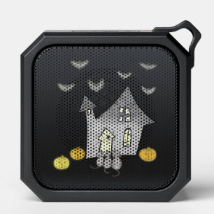 Halloween House, Black Cats, Bats, Pumpkins Bluetooth Speaker