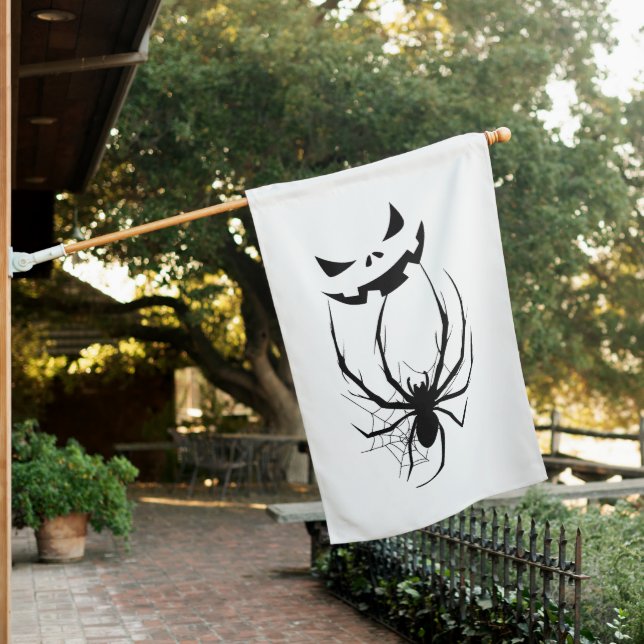 Halloween House Flag (In SItu)