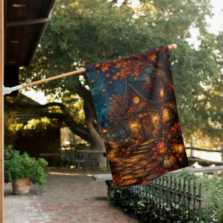 Halloween House Flag