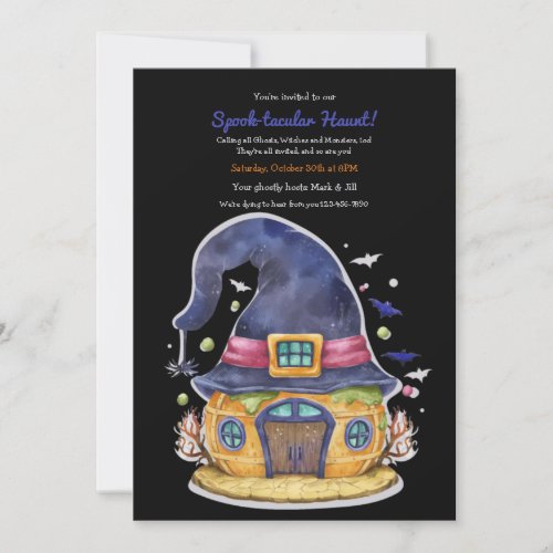 Halloween House  Invitation