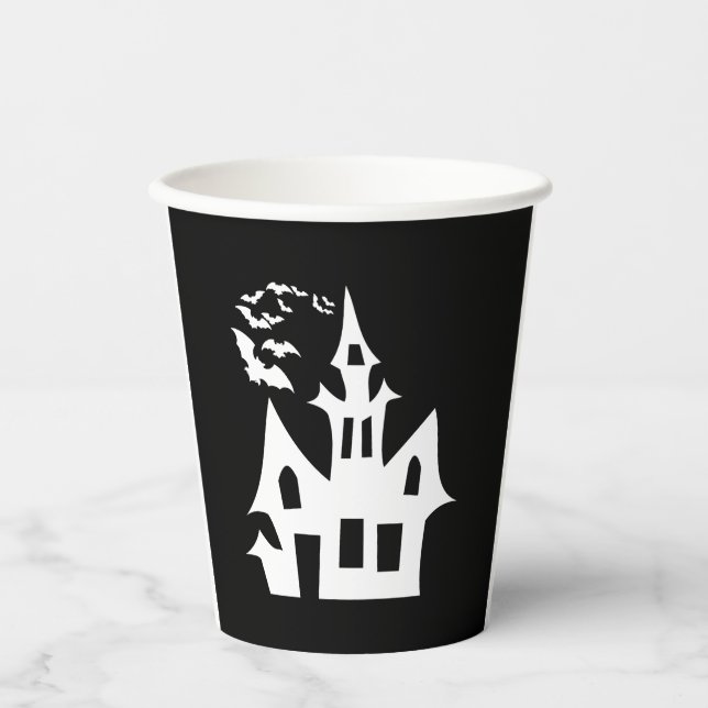 halloween house   paper cups (Front)