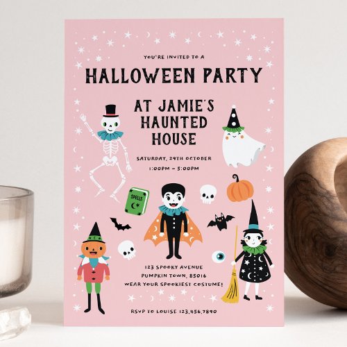 Halloween House Party Invitation
