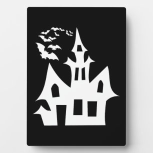 halloween house   plaque