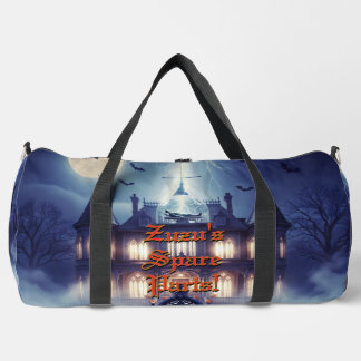 Halloween House With Frankie, Dark Blue Duffle Bag