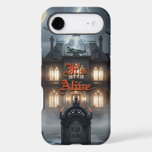 Halloween House With Frankie, Dark Gray  iPhone 17 Air Case