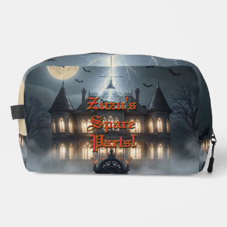 Halloween House With Frankie, Dark Gray Dopp Kit