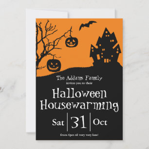 Halloween Housewarming Party and New Address Announcement