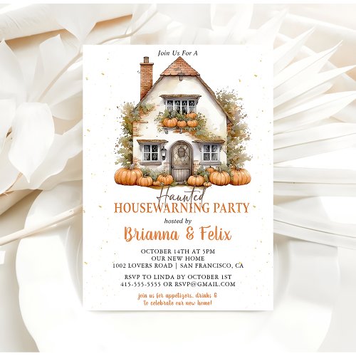  Halloween Housewarming Party  Invitation