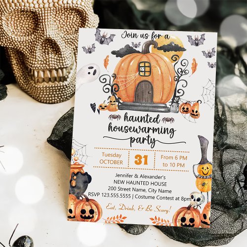 Halloween Housewarming Party Invitation