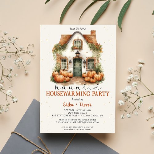 Halloween Housewarming Party  Invitation