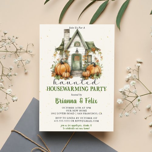  Halloween Housewarming Party  Invitation