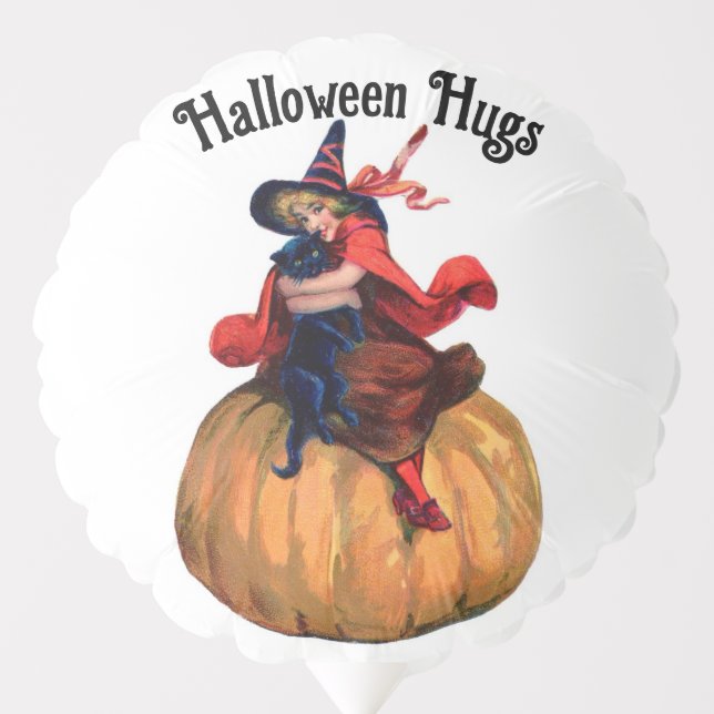 Halloween Hugs Witch Balloon (Front)