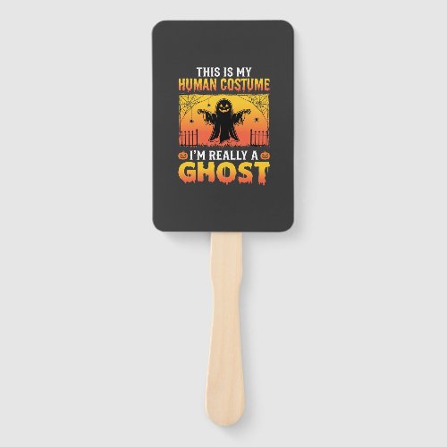 Halloween Human Costume Ghost Vintage Hand Fan