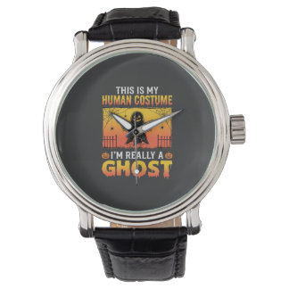 Halloween Human Costume Ghost Vintage Watch