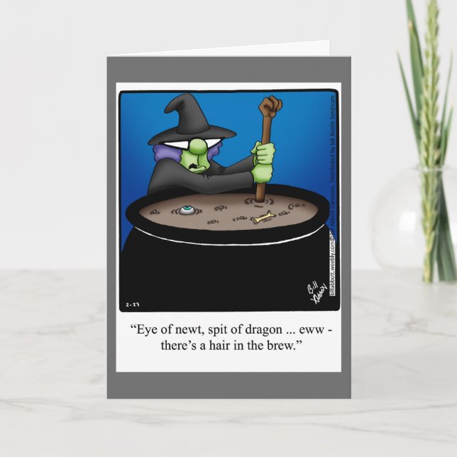 Halloween Humor Greeting Card (Front)