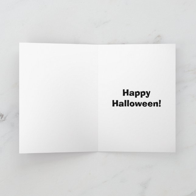 Halloween Humor Greeting Card (Inside)
