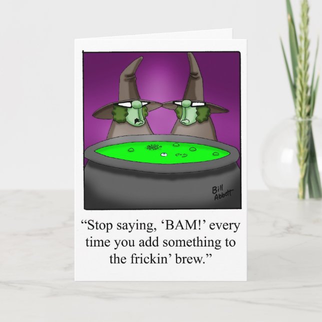 Halloween Humor Greeting Card For Halloween (Front)