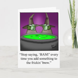 Halloween Humor Greeting Card For Halloween