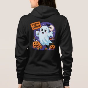 Halloween humor gum hoodie