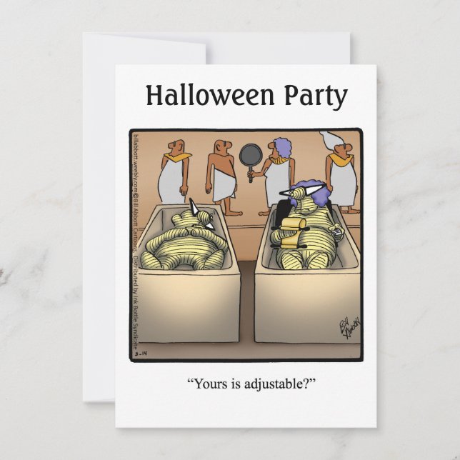 Halloween Humor Party Invitations For Halloween (Front)