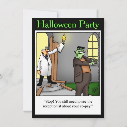 Halloween Humor Party Invitations Spectickles
