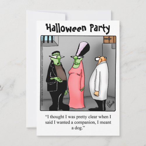 Halloween Humor Party Invitations Spectickles