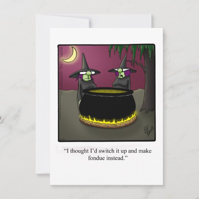 Halloween Humor Party Invitations "Spectickles" (Front)