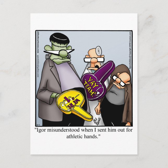 Halloween Humor Postcard  (Front)