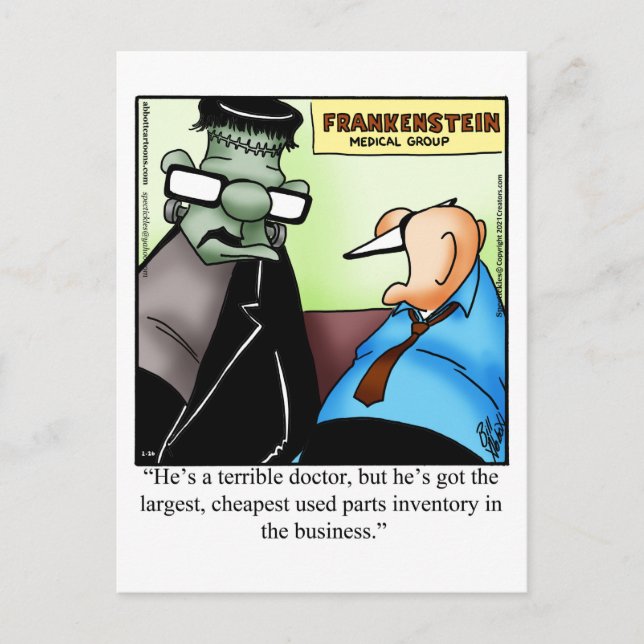 Halloween Humor Postcard  (Front)