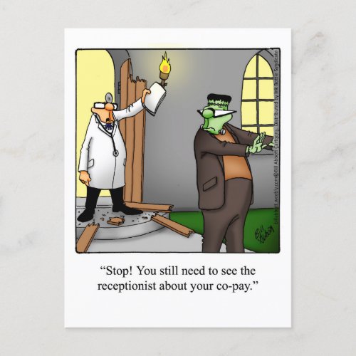 Halloween Humor Postcard 