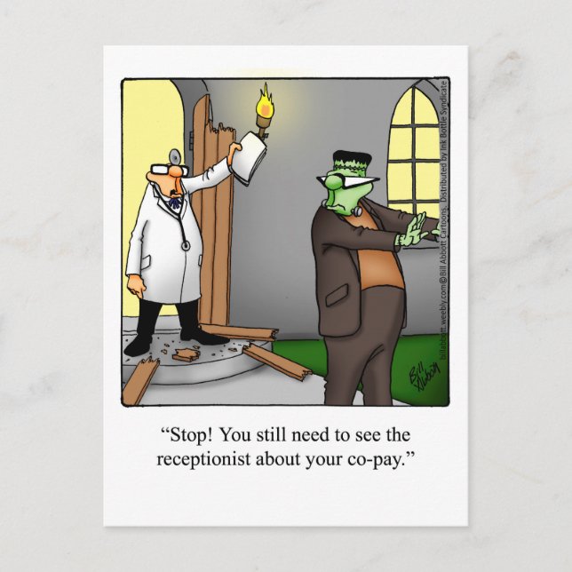 Halloween Humor Postcard  (Front)